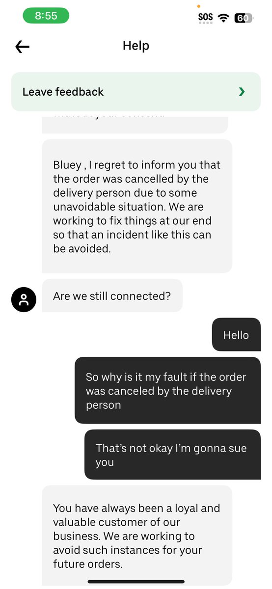godess_brielle's tweet photo. @UberEats  literally stole my money and told me I couldn’t get it back after canceling my order then blaming the driver when it said “Support canceled “  #cancelubereats #viral https://t.co/kCQiAISGd4