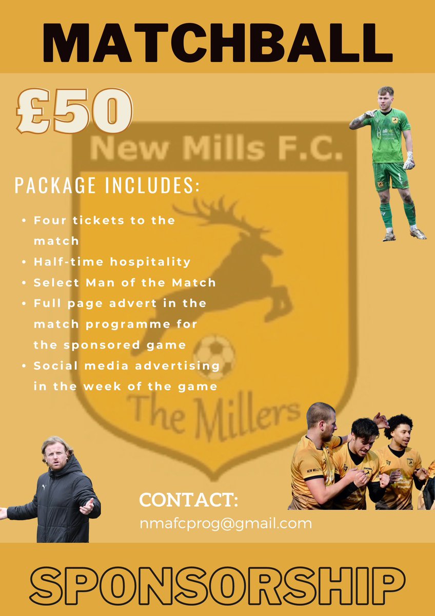 Many thanks to those who sponsored in 2023/24, we will be running the scheme again in the coming season 💛🖤💛🖤⚽️⚽️