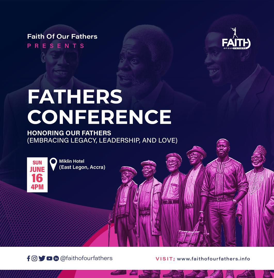 FaithOOFathers's tweet photo. The much anticipated program dubbed “FATHERS CONFERENCE” is finally here. An empowerment program which nourishes the African Child with encouragement, perseverance and consistency 🥳🙌. 
Join us @miklinhotels30 East Legon, Accra on the 16th of June, 2024 at exactly 4pm to join us https://t.co/vcW9TTMzDB