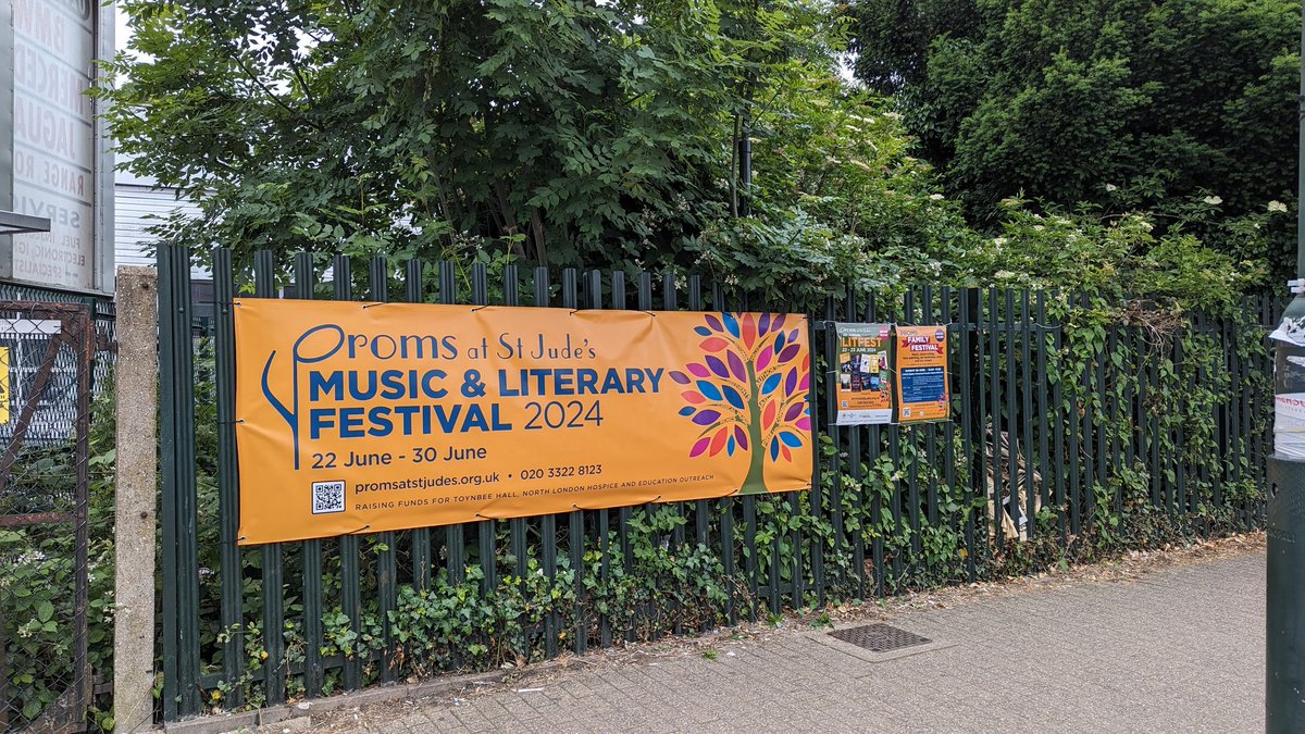 Susie Gregson (@promenader) on Twitter photo Two weeks to go and the banners go up Two weeks to go and the banners go up