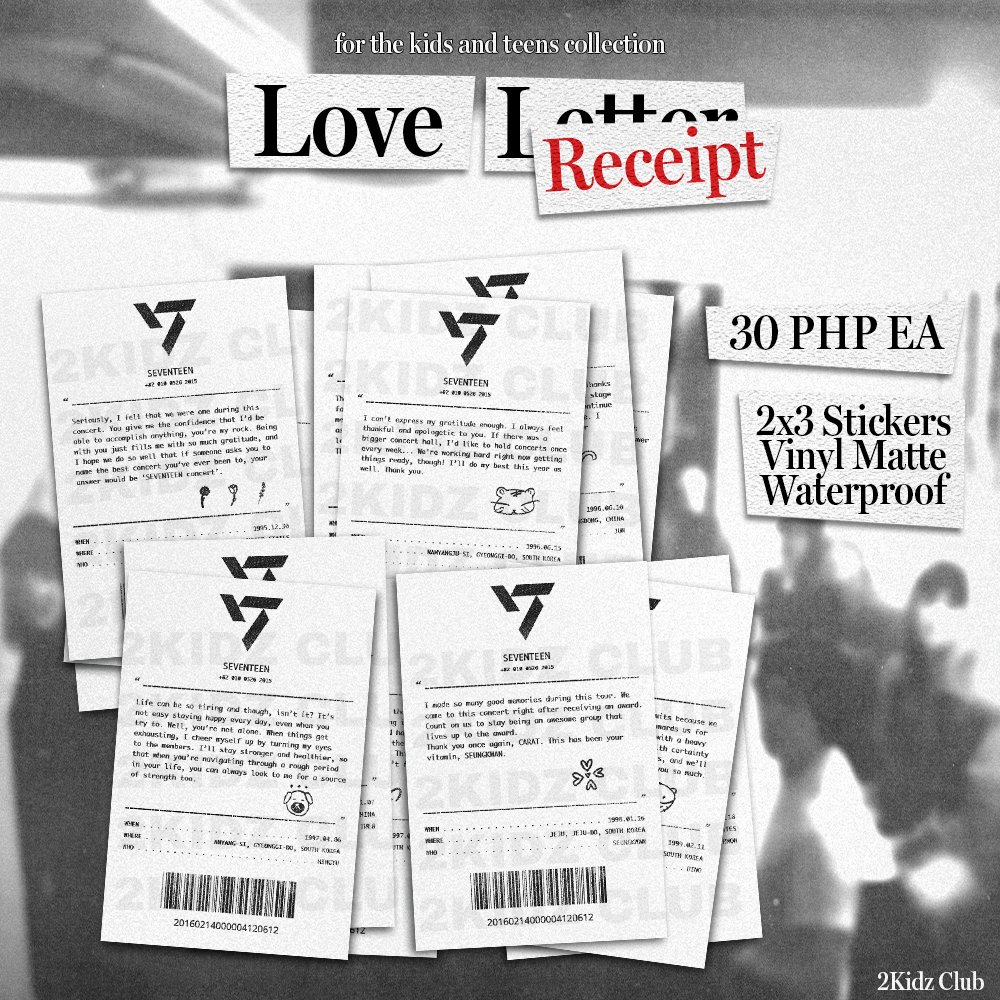 ✩ 𝗳𝗼𝗿 𝘁𝗵𝗲 𝗸𝗶𝗱𝘀 𝗮𝗻𝗱 𝘁𝗲𝗲𝗻𝘀 𝗰𝗼𝗹𝗹𝗲𝗰𝘁𝗶𝗼𝗻 ✩

on this letter, i want to write down our story. every little thing about you and me ✉⋆ ˚｡ ⋆୨୧˚

available for order!
❇️ sticker: ₱30
until stocks last 📦💝

🔗: form.jotform.com/240993984668479