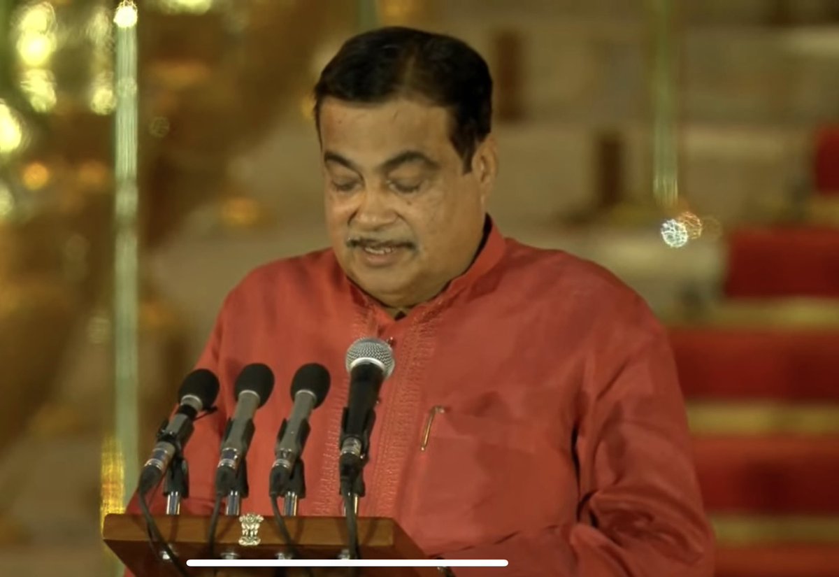 “Congratulations to the best visionary leader, Shri Nitin Gadkari <a href="/nitin_gadkari/">Nitin Gadkari</a> ji, on being sworn in as Cabinet Minister for a third tenure! Your dedication and leadership inspire us all. 
 #ModiCabinet #NitinGadkari