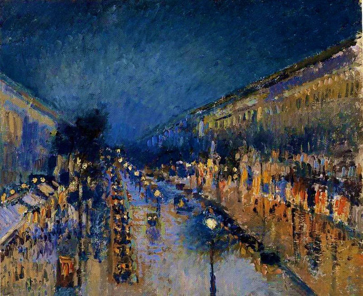 AlessandroForn6's tweet photo. Camille #PISSARRO, "BOULEVAED MONTMARTRE, NIGHT EFFECT" 1897 #CamillePissarro #art #arttwit #Montmartre #iloveart #ArtLovers https://t.co/vGQfVtxuhf