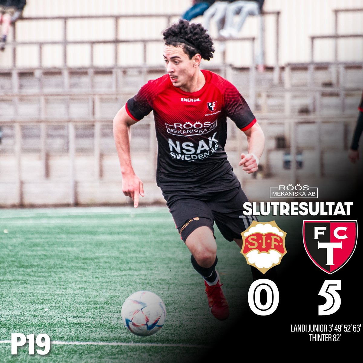 P19 vann mot Stenungsunds IF idag 🖤❤️