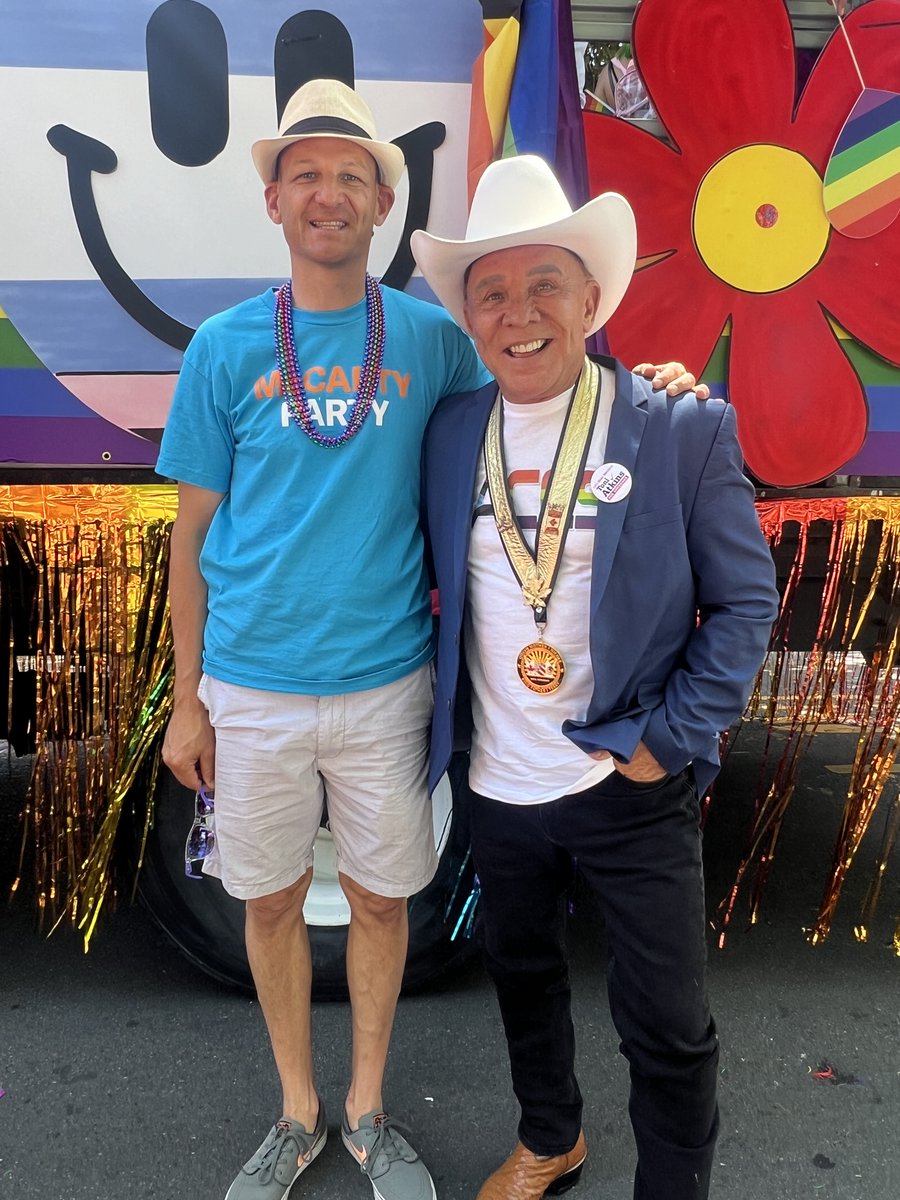KevinMcCartyCA's tweet photo. #TeamMcCarty is out today celebrating #SacPride.
Congratulations to Terry Sidie who is one of the parade's Grand Marshalls. A well-deserved honor. #Pride https://t.co/RoThbe1uwH