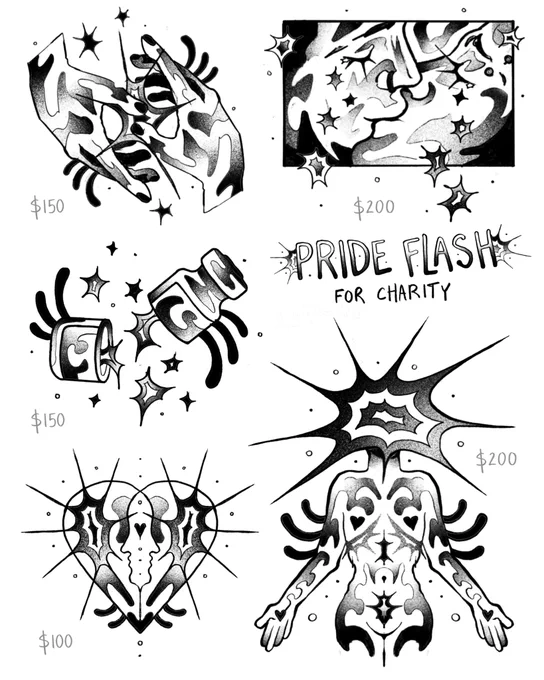 dropping my flash here for my shop's charity flash day on june 22!! 

check out our shop, Witch Hazel, on instagram for the rest of the flash drop!!! 
