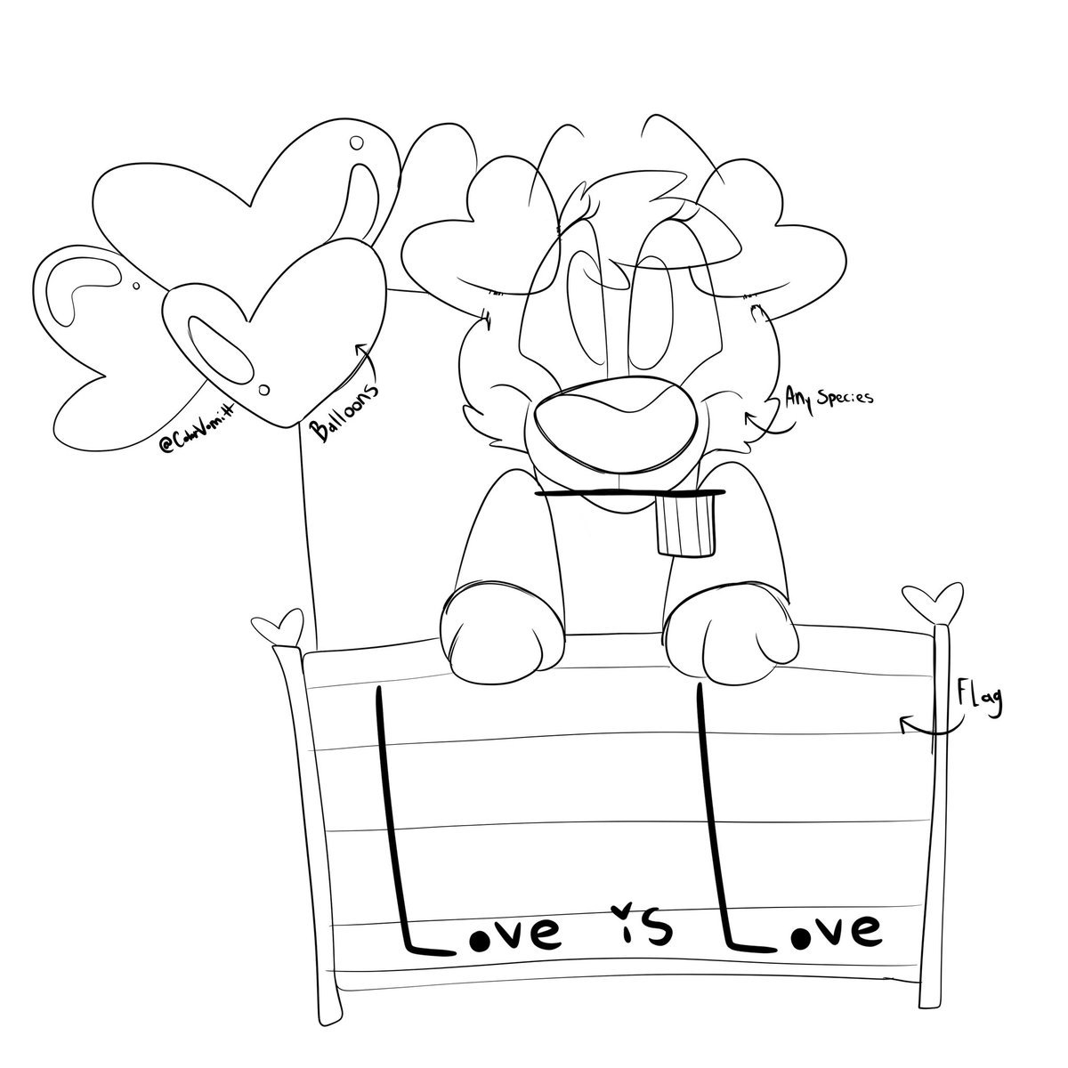 🏳‍🌈 FREE PRIDE YCH RAFFLE 🏳️‍⚧️ !!!! 

- Comment a ref sheet (sfw) 
- repost/retweet this &amp; follow me! 
- comment what flag(s) you'd like (disability welcome!) 
- ANY SPECIES Welcome! (Including humanoids) 

❌ NO z00phile/MAP/Proshipper/Or problematic flags or themes!!