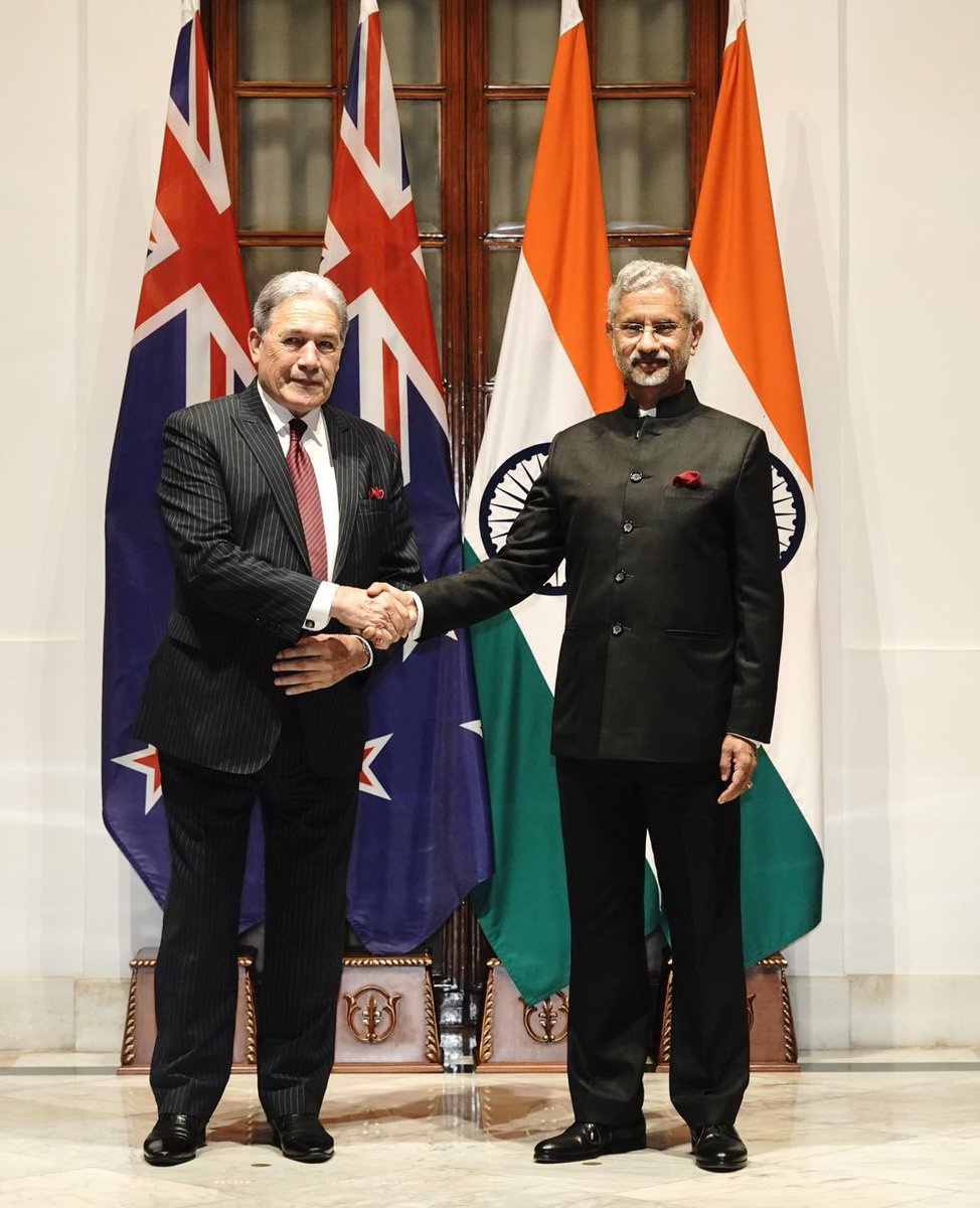 Congratulations <a href="/DrSJaishankar/">Dr. S. Jaishankar</a> on being reappointed as External Affairs Minister following India’s recent general election.

It’s been a pleasure working with you to boost India-New Zealand relations, and we look forward to even deeper cooperation in the years ahead.

🇮🇳🤝🇳🇿

-WP