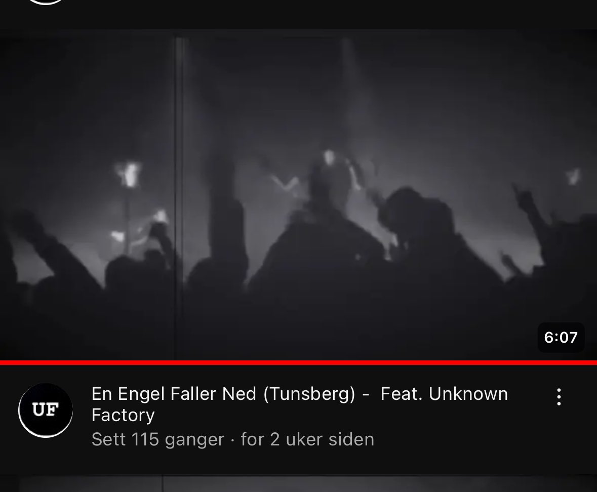 Collab with <a href="/TunsbergMusic/">Tunsberg (N)</a>:  Engel Faller Ned (Tunsberg) -  Feat. Unknown Factory youtu.be/Lfuk5Q5PakA?si… via <a href="/TunsbergMusic/">Tunsberg (N)</a> #seigmen