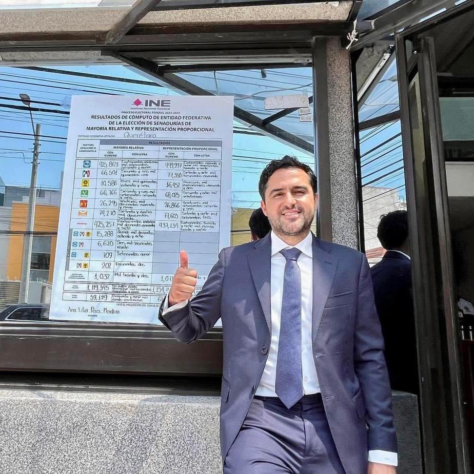 Gracias a todos por su confianza, voy a trabajar muy duro desde el Senado por Querétaro, por ti, y por tu familia. 

A ti que confiaste no te fallare, y a quienes apoyaron otros proyectos, sepan, que trabajaré para todos, toca hacer equipo por Querétaro. ¡A darle! 🤟🏼