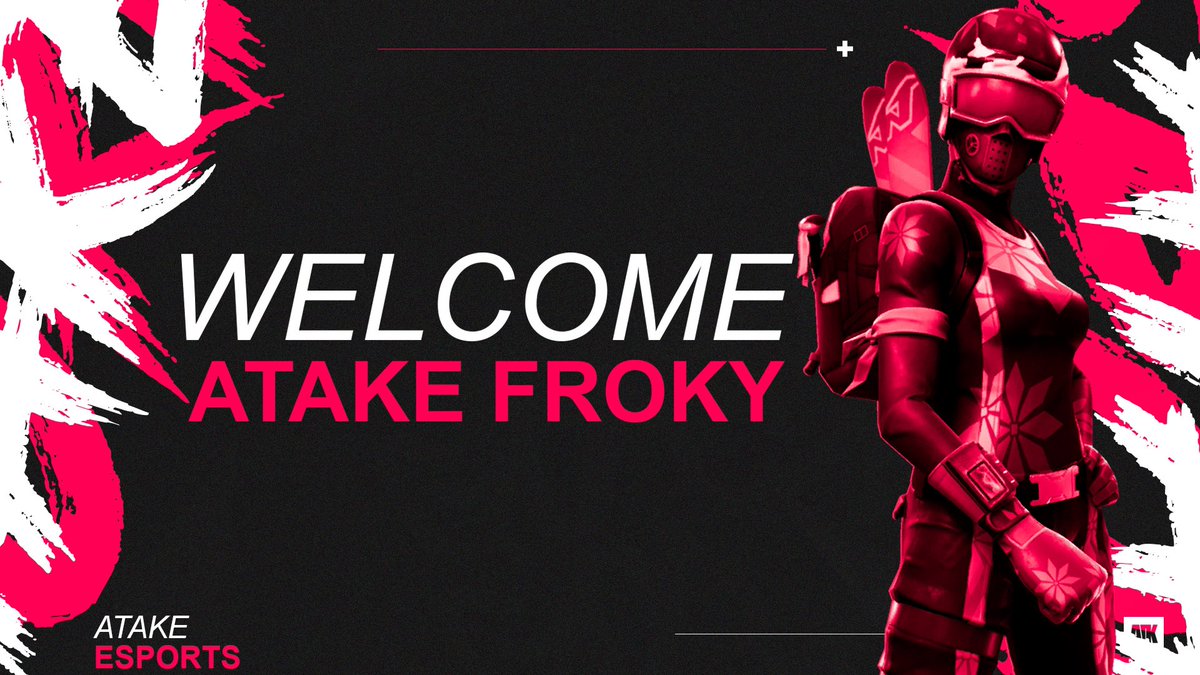 Please welcome <a href="/frokyfn/">King Froky 👑</a> to our Fortnite roster! #GoAtake