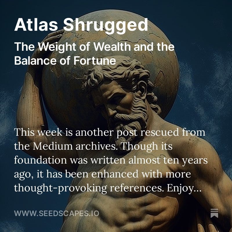 jraymonds's tweet photo. Atlas Shrugged - The Weight of Wealth and the Balance of Fortune https://t.co/OAd9ABC6KW #WeightOfWealth #BalanceOfFortune #AtlasShrugged #FortuneFavorsTheBold #WealthManagement #PowerAndInfluence #SuccessMindset https://t.co/IOYWIl8HOs