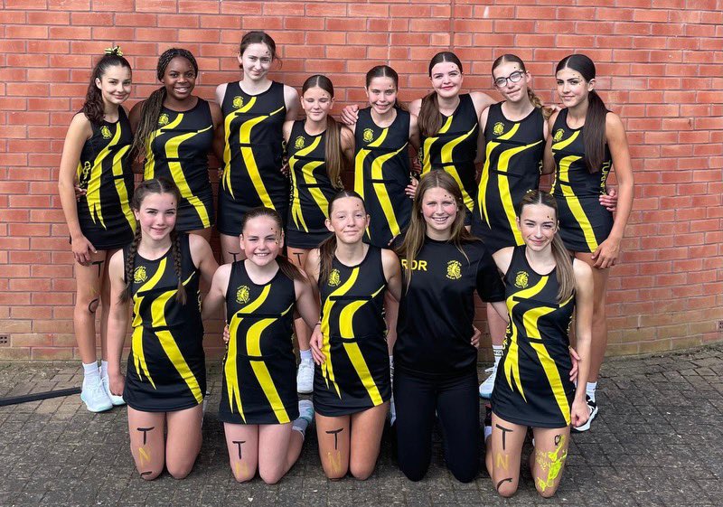 TurnfordNC's tweet photo. Congrats to our U13s at @netballeast ERYL qualifiers today. 

Undefeated after a day of 14 matches and through to U14 Div 1 for the 24/25 season 🖤💛

#RoadToNationals #DoneTheDouble https://t.co/KdMfP2ZmMZ