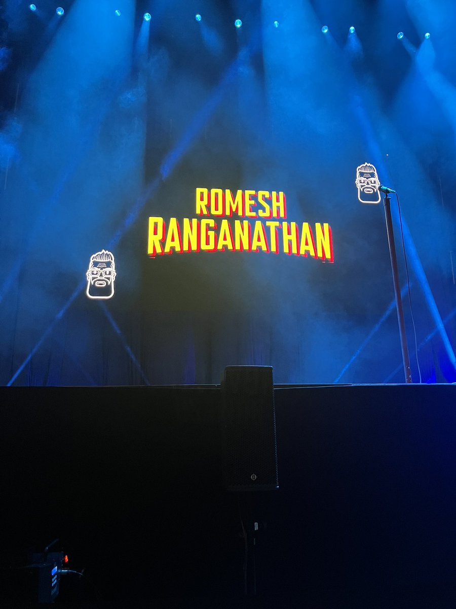 DrZSuleman's tweet photo. Had such an amazing night sitting front row at @RomeshRanga last tour date at the AO arena with  @DrMoMiah 
#hustle Bumped into @TherealNihal Again too😁😆🤣😂😅😍🥰 #happydays https://t.co/Bj5XUQLDUy