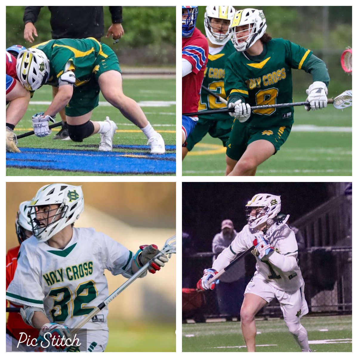 HCHS_Lacrosse's tweet photo. HC Lax players named to 2024 CT Class S All-State team:
Myles Mitnick - 1st Team FOGO
Alec MacDonald- 2nd Team Defense 
David Santa Maria-2nd Team Midfield 
Sam DePietro- 2nd Team Attack

CONGRATULATIONS 💚💛🥍
#lacrosse #ctblax https://t.co/O5THdIU8X7