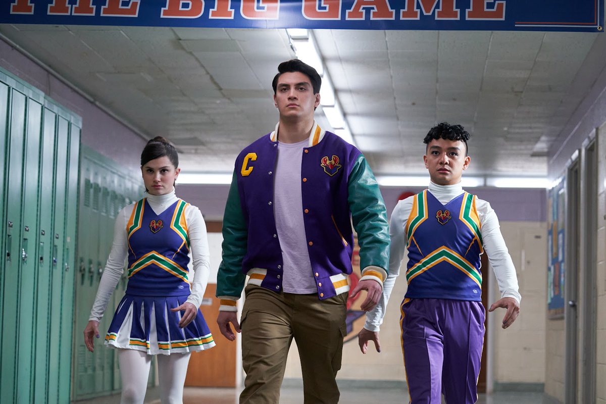 WorkInProjess's tweet photo. If you liked the Bridgerton themed episode of Doctor Who, check out Davey and Jonesy's Locker on Hulu. It's v similar vibes except with two unhinged teenage girls traveling across the multiverse. The Riverdale and Hunger Games themed episodes were bonkers. https://t.co/s418PUwMlP