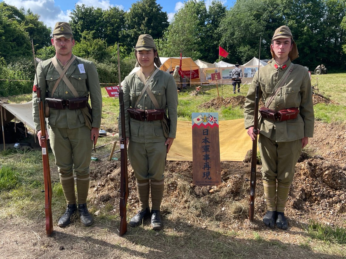 JReenactmentUK's tweet photo. Second Event Wrapped Up!

The Overlord Show, Denmead
(it was 2 weeks ago...)

Ambon successfully captured, and the public educated in the early phases of the War from the Japanese perspective. Smaller turnout for us than planned, but was a good one! 

Next - Capel Military Show https://t.co/oIMtyy36Ye