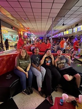 Thanks to the alumni that helped us kick off UST Rocks My Socks by bowling their socks off! Here are a couple of pictures from the event but head over to our Facebook to see all of them. Join them and make your gift to UST Rocks My Socks early by visiting buff.ly/3Vcw85f