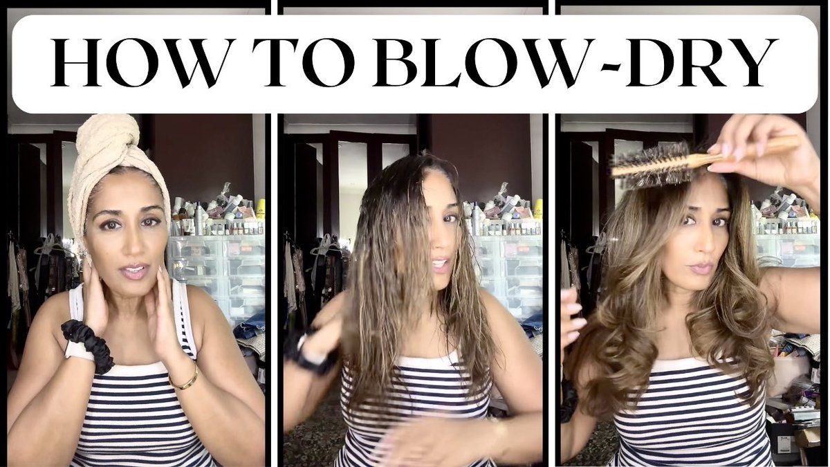 ALL MY HAIRSTYLING SECRETS! Blow Dry My Hair with me in Real Time youtu.be/fz4Js3yzTvE?si…