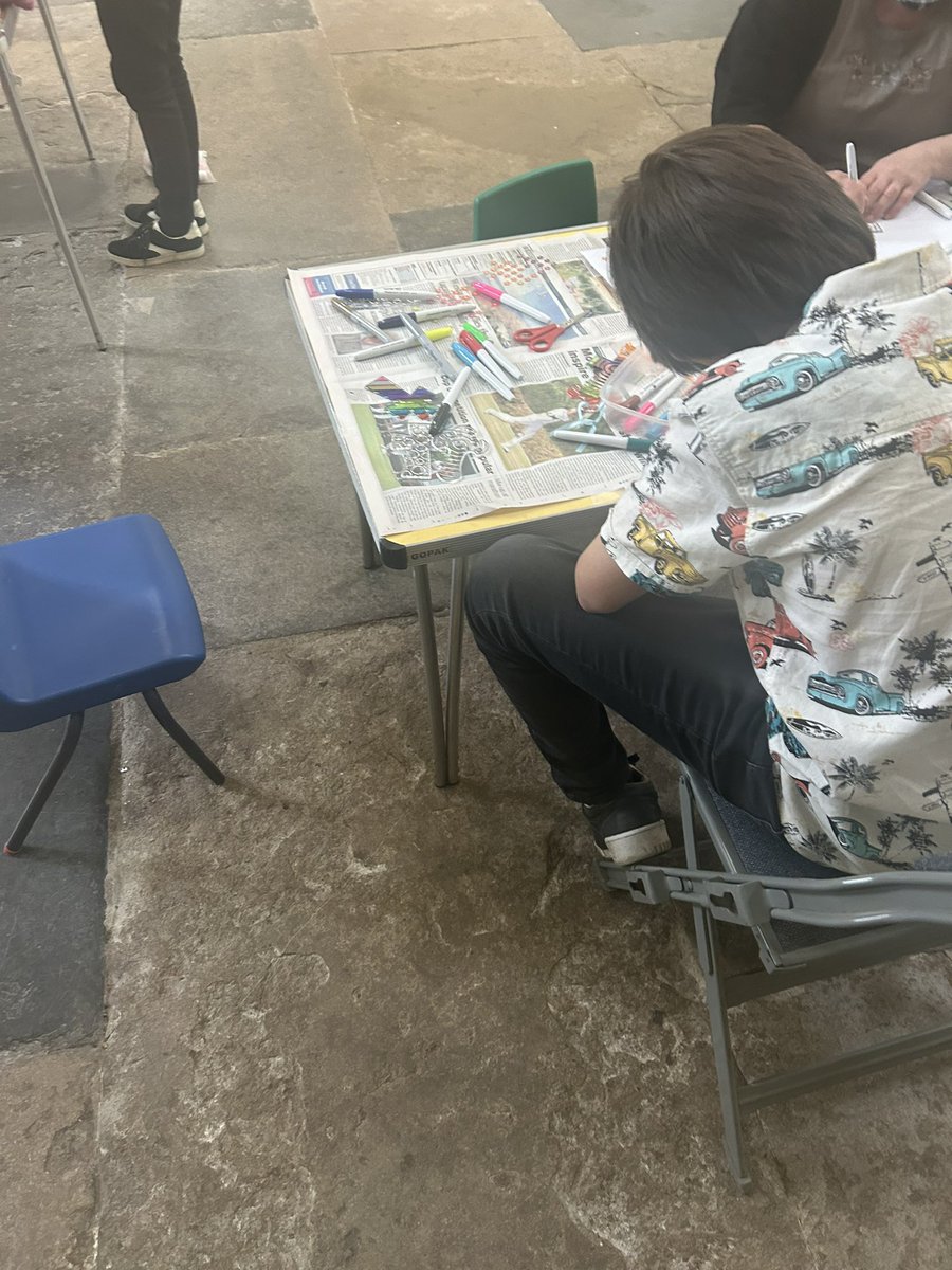 shaz1childrenme's tweet photo. Had such a privileged afternoon at the #StBonifaceAwards #CofEinDevon
@ExeterCathedral 
Enjoying listening and making with the children there https://t.co/w9QbPOFJGZ