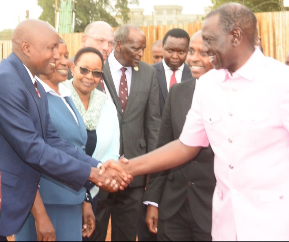marahpash's tweet photo. Receiving H.E Ruto, my best friend and a brother H.E Katoo was also present https://t.co/5qbDl9IfnX