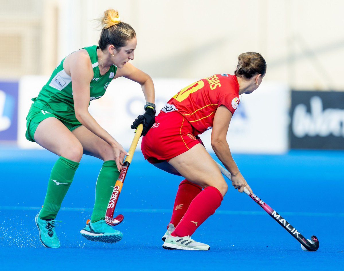 irishhockey's tweet photo. FULL TIME: IRL 0 - 2 ESP
It just wasn’t to be for our IRL Women today. They fought tirelessly in today’s final but hosts Spain were ultimately the victors.
#FIHNationsCup #HockeyInvites #HockeyEquals https://t.co/mjhp3P7Iei