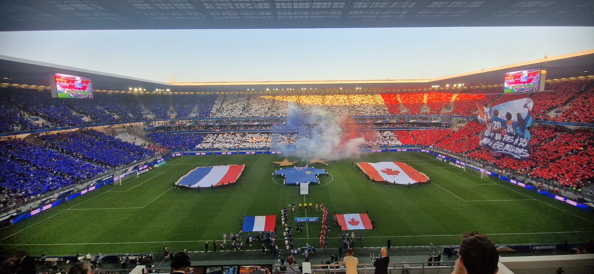 UEFAcomAurelien's tweet photo. #FRACAN Ultime répétition avant l'#EURO2024 ! https://t.co/l7ocIxeRjK