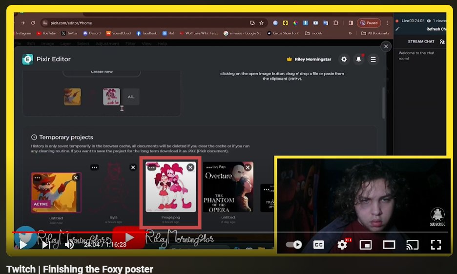 DavidSpark23295's tweet photo. in one of Riley Morningstar videos you can see on of NamyGagas drawings, he didnt even hide it @NamyG_oficial

#cancelrileymorningstsr https://t.co/OR4JKoIAlC