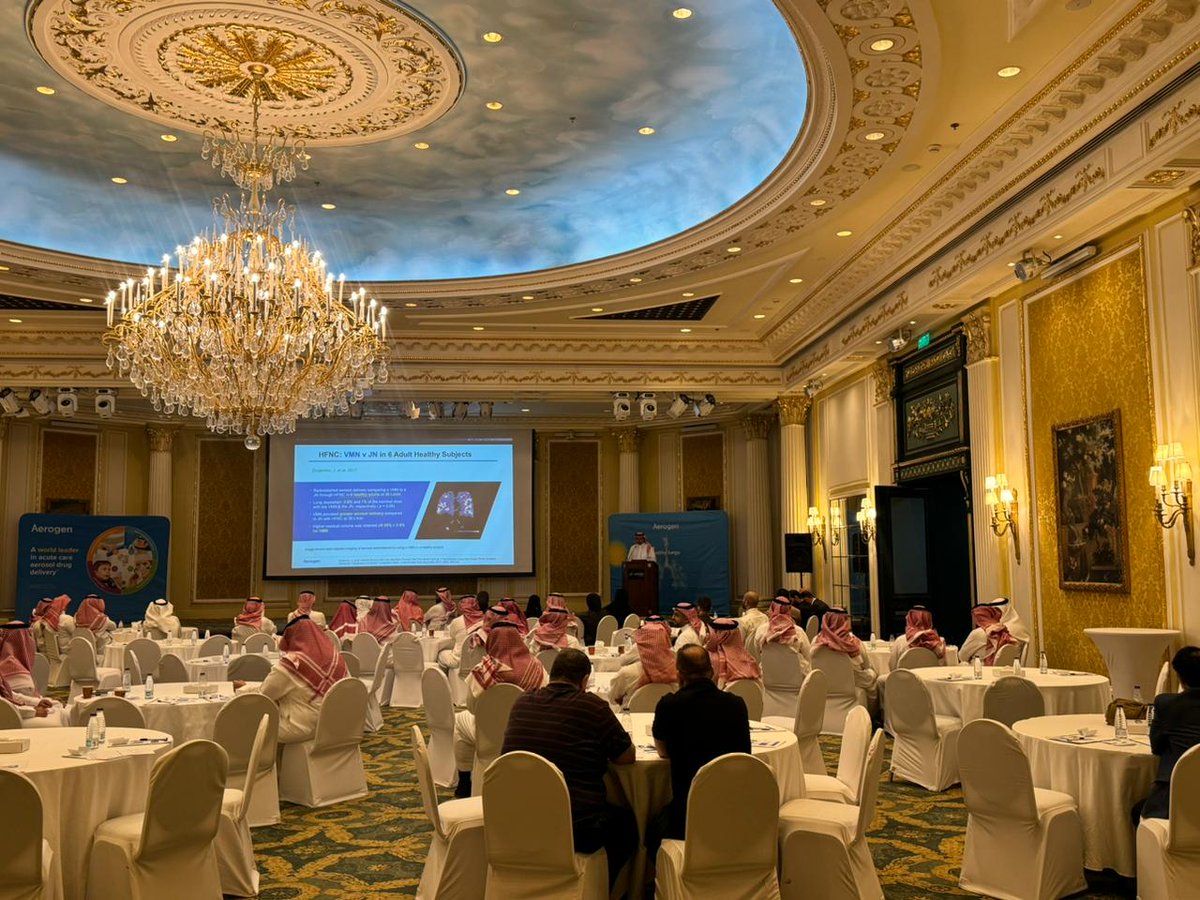 The SSRC conducted its 23rd RC Club on Jun 5.
Scientific topic: Mastery of the Art and Science of  Nebulised Aerosol Drug Delivery in Critical ill Patients
By: Dr. Mohammed D. AlAhmari. COO of Dammam Health Network

Event Sponsor: Aerogen <a href="/Aerogen/">Aerogen</a> شركة الخليج الطبية <a href="/gulf_medical/">Gulf Medical Co. Ltd</a>