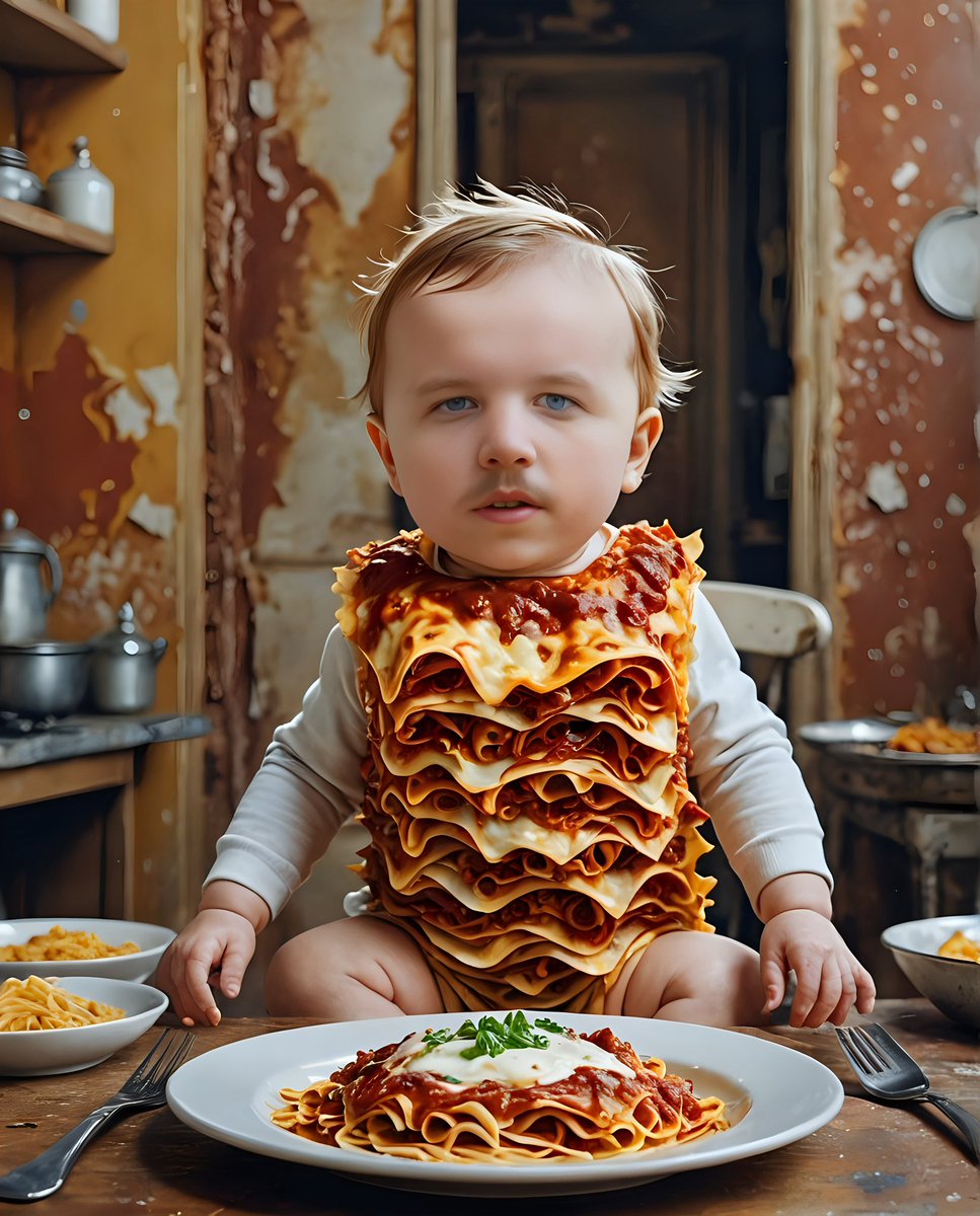 dyanUniverse's tweet photo. #babylasagna …sorry Marko 🤣 https://t.co/drs0YqqHJz
