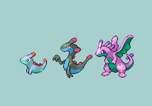 #fakemon #オリポケ セルブ・バイオーラ・ベルゲノム。