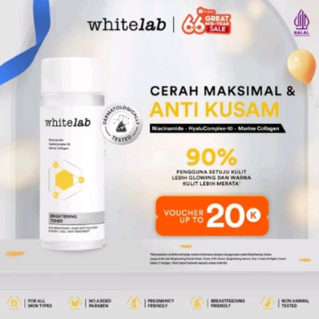 AntonPea5's tweet photo. Cek Whitelab Brightening Toner - Toner Pencerah Wajah Anti Kusam Dengan Niacinamide, Hyaluronic &amp; Collagen [BPOM] dengan harga Rp38.900. Dapatkan di Shopee sekarang! https://t.co/JHZwX3Kakh https://t.co/BelpHRC1wd