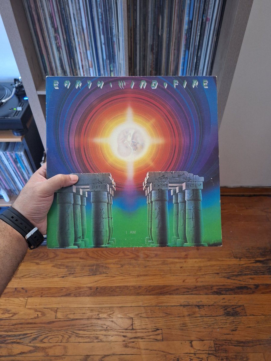 brandonousley's tweet photo. Album of the day. Happy 45th to one of Earth, Wind & Fire's all-time great albums, 1979's I Am.

Two immediate takeaways:

* I miss brass in pop music. Peak-period Earth, Wind & Fire had a mighty godsend in the Phenix Horns section, whose intricate horn charts added a lasting exuberance and buoyancy to the band's overall sound. Tom "Tom Tom 84" Washington, Ben Wright, and Jerry Hey's arrangments shine throughout this 1979 classic.

* This has to be one of the most immaculately sequenced albums of the '70s. Earth, Wind & Fire had proven themselves to be masters of putting together cohesive works prior to 1979, but they hit all cylinders for I Am. Some have criticized this album as the moment cracks began to show in EWF's armor, favoring overblown production tricks and an all-too-pristine studio sheen meant to appease wider pop and disco crowds. And that's a valid argument. But, I Am remains a pure joy (the album's first side alone is a thrill ride in and of itself).