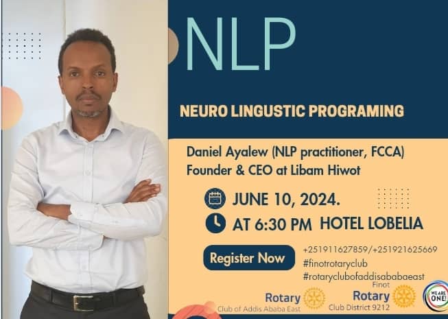 Rotary_ET's tweet photo. Rotary Club of AA East and Finot Rotary Club invites you to join the weekly meeting with guest speaker Daniel Ayalew.

📍 lobelia hotel 
🕡 6:30 PM
🗓 Mon June 10
#weareone #creathopeintheworld #ProudRotarians #BlessedAchievements https://t.co/TBNLu2B7G9