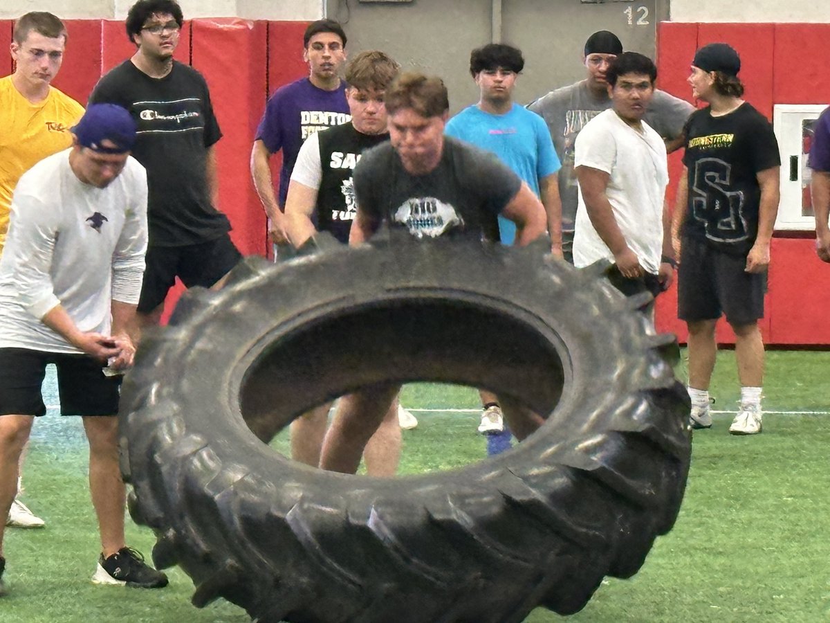 Another awesome lineman challenge in the books. This unit gets tighter every day! Thank you <a href="/HSUCowboys/">Hardin-Simmons Cowboy Football</a> for helping us get better! <a href="/CoachChadRogers/">Chad Rogers</a> <a href="/coach_garcia86/">Zach Garcia</a> <a href="/coachrogers_4/">Coach Chance Rogers</a> <a href="/SangerDefense/">DCMorphis</a> #tribe