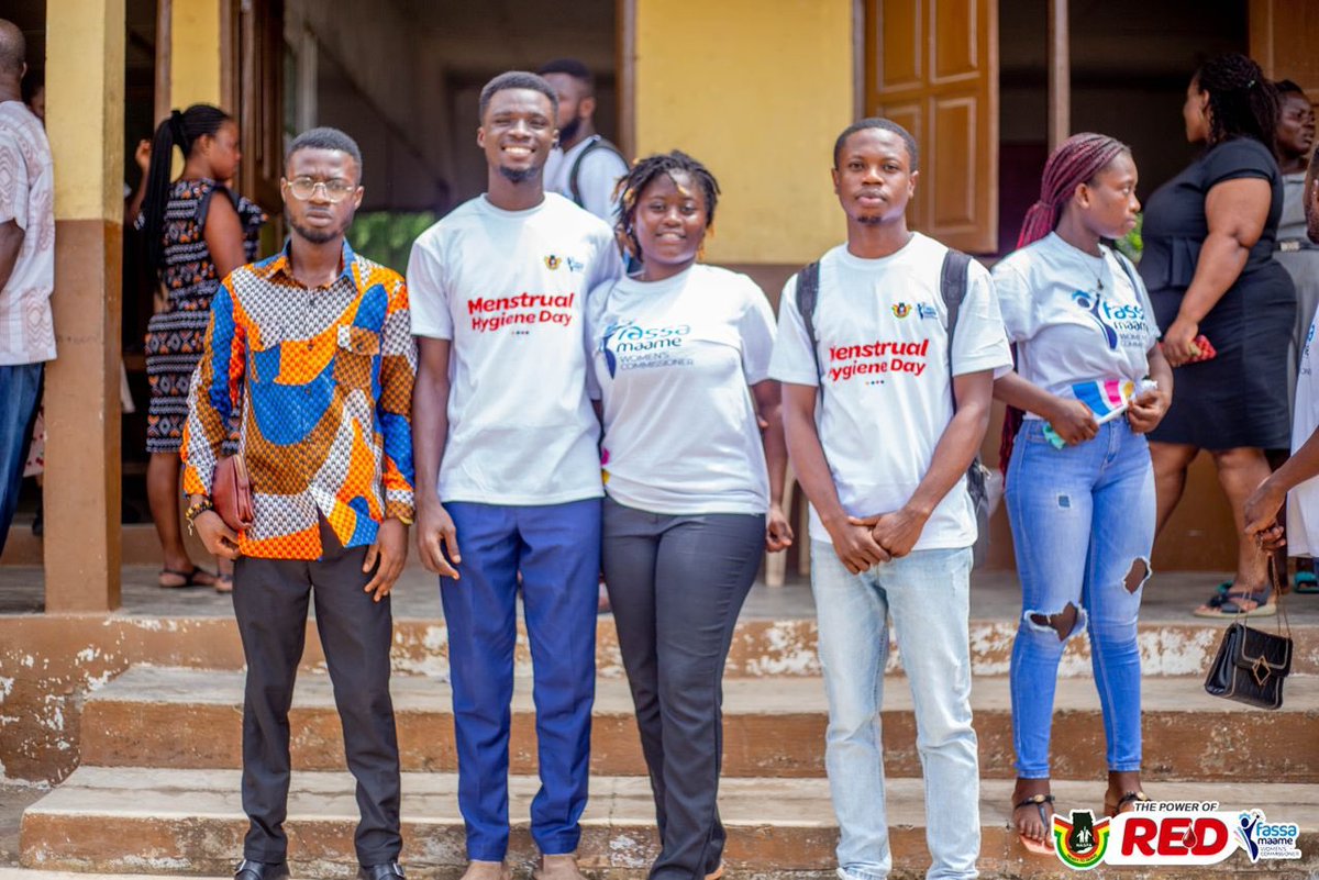 TheClearVoice_'s tweet photo. On Tuesday 28th May, 2024 I joined the Wacoms of NASPA STMA and FASSA (TTU) Wocom to celebrate Menstrual Hygiene Day and donate Sanitary products to Two JHS schools in the constituency. 
#MenstrualHygieneDay https://t.co/5bBgWe8Wx4