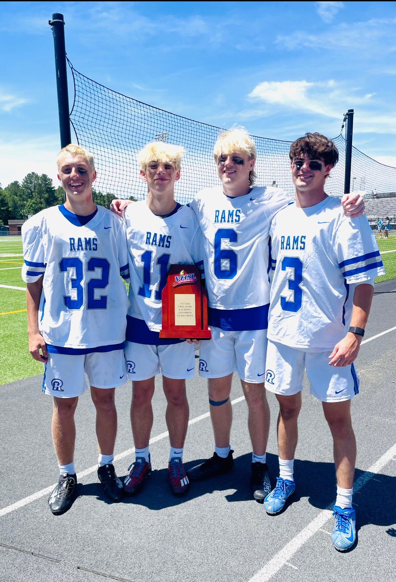 It’s been a great lacrosse season with my boys <a href="/keegansmith51/">keegansmith5</a>, <a href="/sam_schroter/">TheBlade</a> and goalie Griffin Ambuhl, defending Riverside’s 5th consecutive Virginia Lacrosse State Championship.

Now locking in on football prospect camps this summer. <a href="/andrejones1185/">Coach Andre Jones</a> 

<a href="/CoachJMNichols/">Jason Nichols</a>