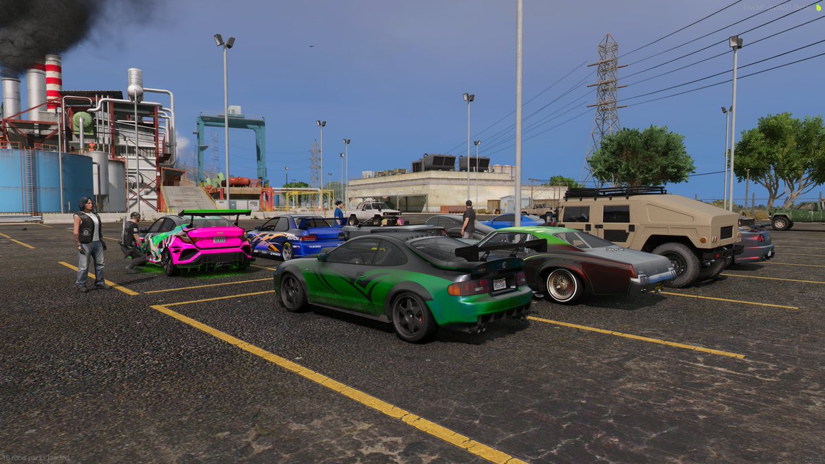 Final_Roleplay's tweet photo. Nothing like a good car meet. 

Come join us at https://t.co/wecWM1BMrM.

#gtarp #gta5 #gtaroleplay #fivem https://t.co/fHX2oNQg9l