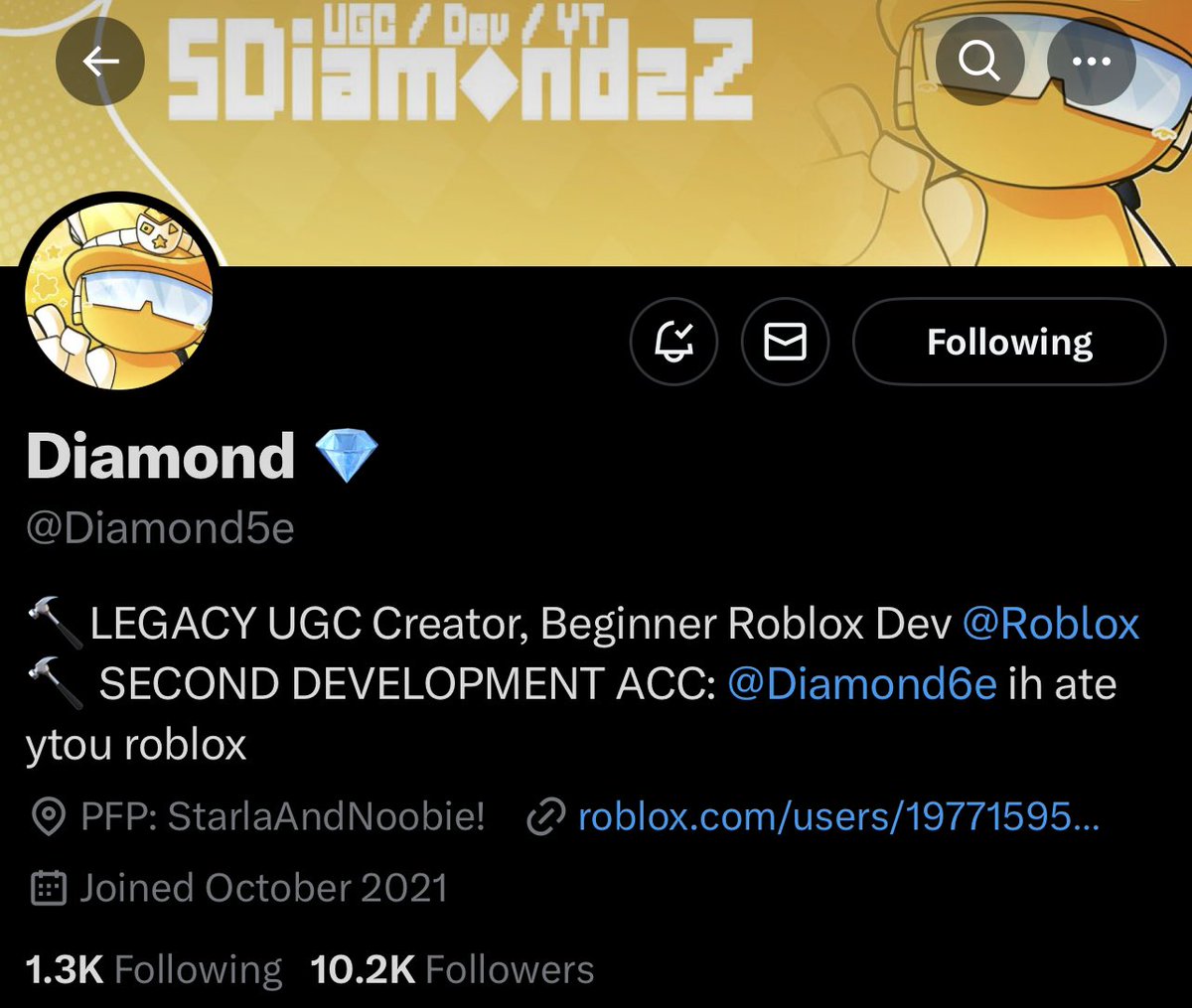 RBLXNR's tweet photo. @Diamond5e done 👍 https://t.co/Cp3SSzgRdF