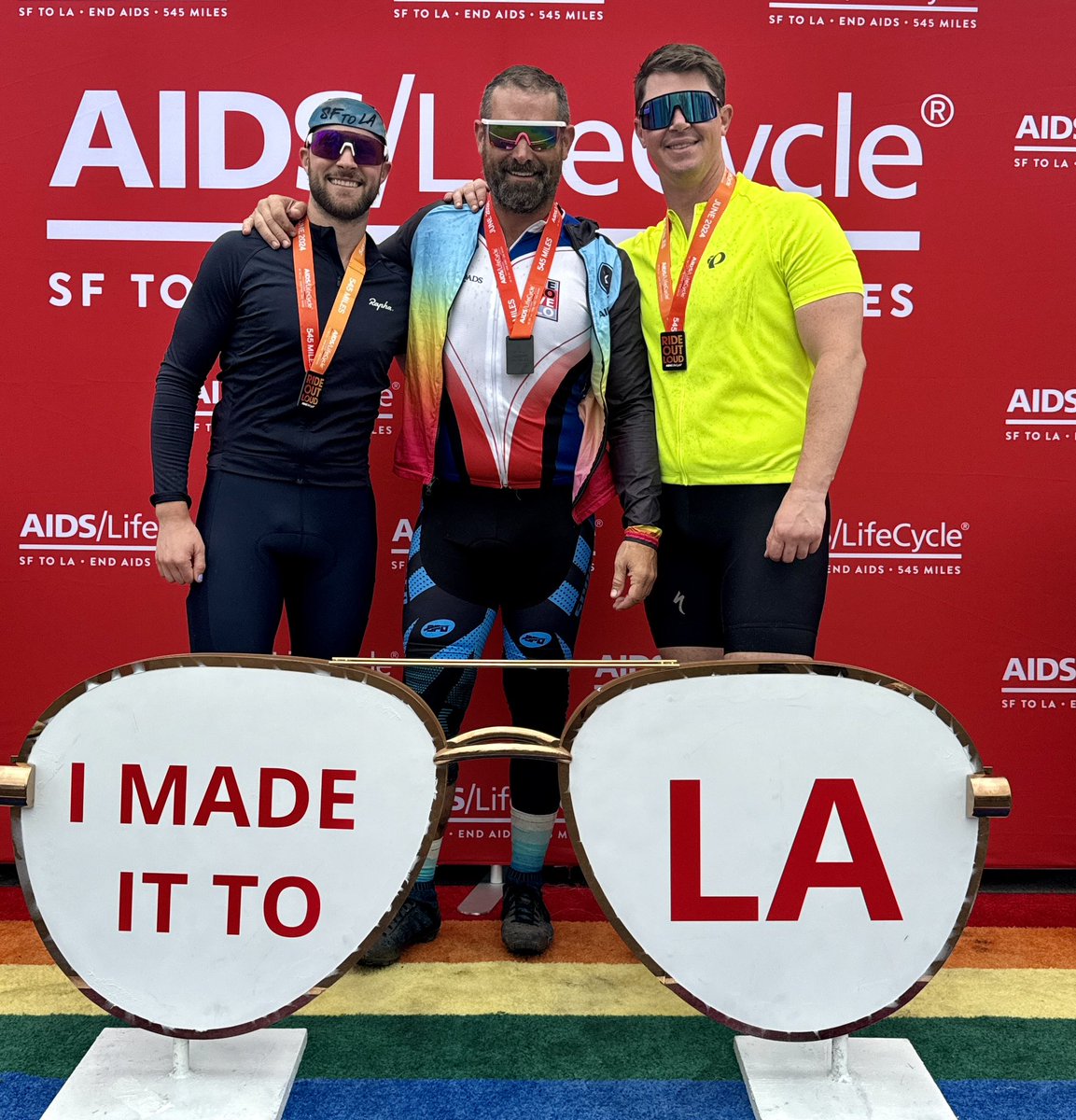 BrianSimsPA's tweet photo. Thank you all once again for an unforgettable experience. Here’s to many more rides and to a future free of HIV/AIDS.
#AIDSLifeCycle #TheLavenderScare #EndHIVAIDS #ThankYou #JoinUsNextYear
6/6 https://t.co/RN9WGyncJM