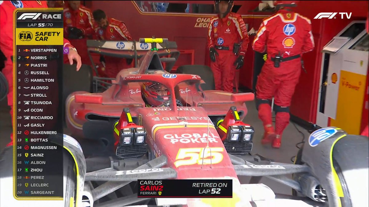 f1speed_indo's tweet photo. Sainz menepi di garasi.

FERRARI DOUBLE-DNF DI KANADA 🙃 https://t.co/0jjwMXPhPR
