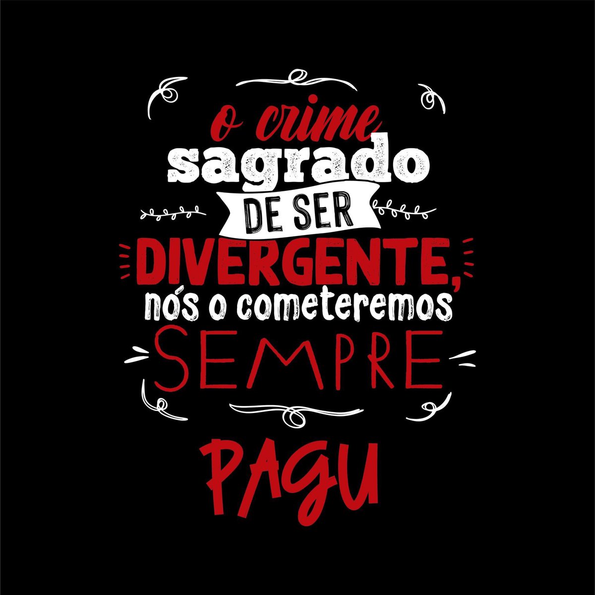 VesteEsquerda's tweet photo. #Pagu 114 anos
Dia para celebrar o nascimento da musa do modernismo, Patrícia Rehder Galvão!
"O crime sagrado de ser divergente, nós o cometeremos sempre”
.
.
.
#VesteEsquerda https://t.co/9wNBV1t3PP