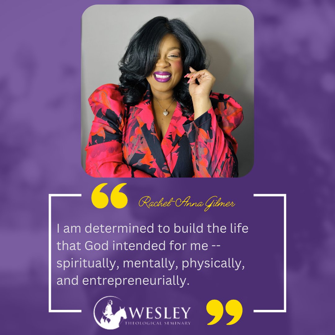 This week, our spotlight is on Rachel-Anna Gilmer, who serves as the Executive Assistant to President David McAllister-Wilson at Wesley Theological Seminary. 

Read more: facebook.com/wesleyseminary… #WesleyStaff #Wesley2024GivingChallenge