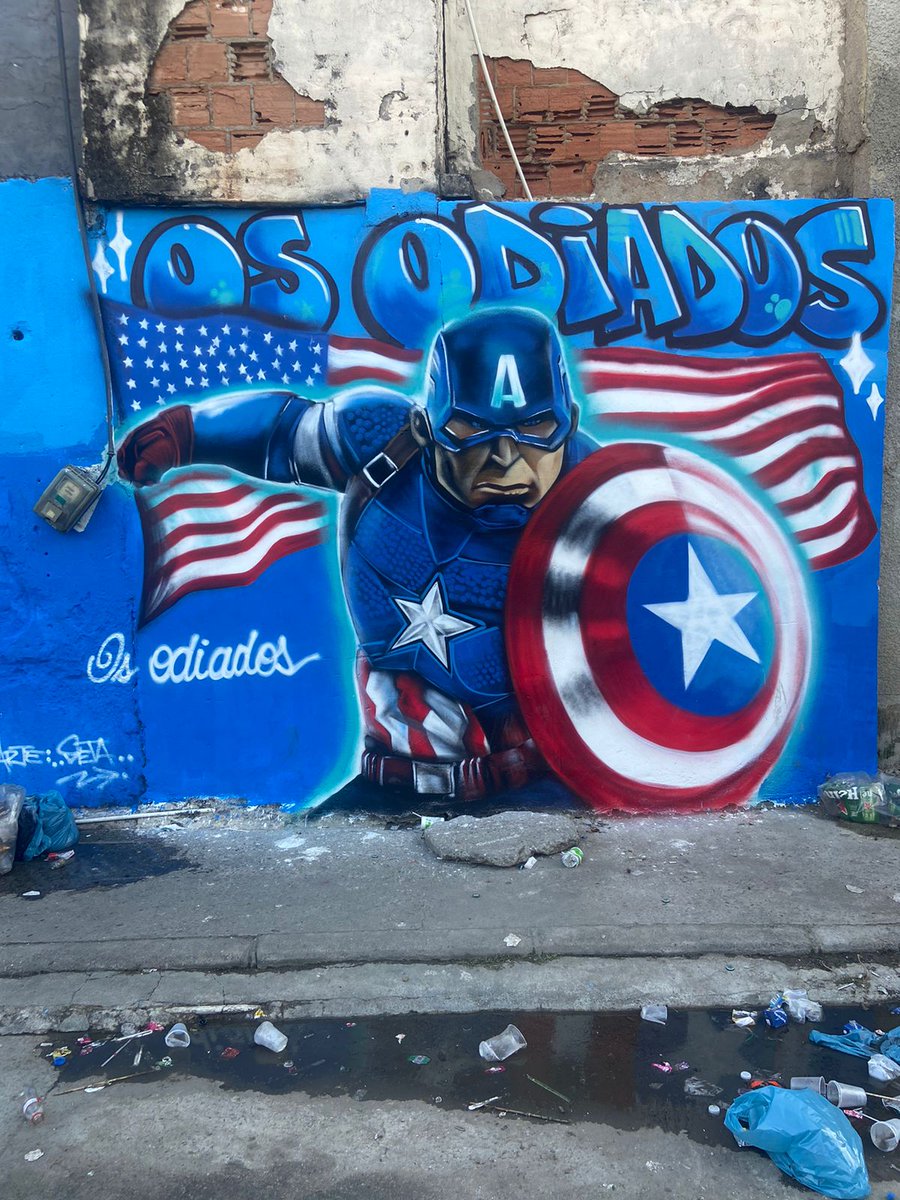 OsOdiados2025's tweet photo. Obrigado a todos os envolvidos, rapaziada de todas as turmas que vieram satisfação total, tiraram muita onda… É apenas o começo de uma gestão inteligente! Pintura do muro e bailão do ódio 🎭🇺🇲💥🥋 https://t.co/mS7zruTuZx