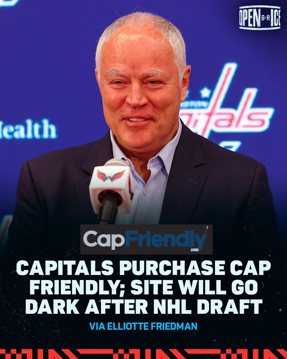 The popular salary cap website will reportedly shut down after the start of free agency in early July.

(via <a href="/FriedgeHNIC/">Elliotte Friedman</a>)