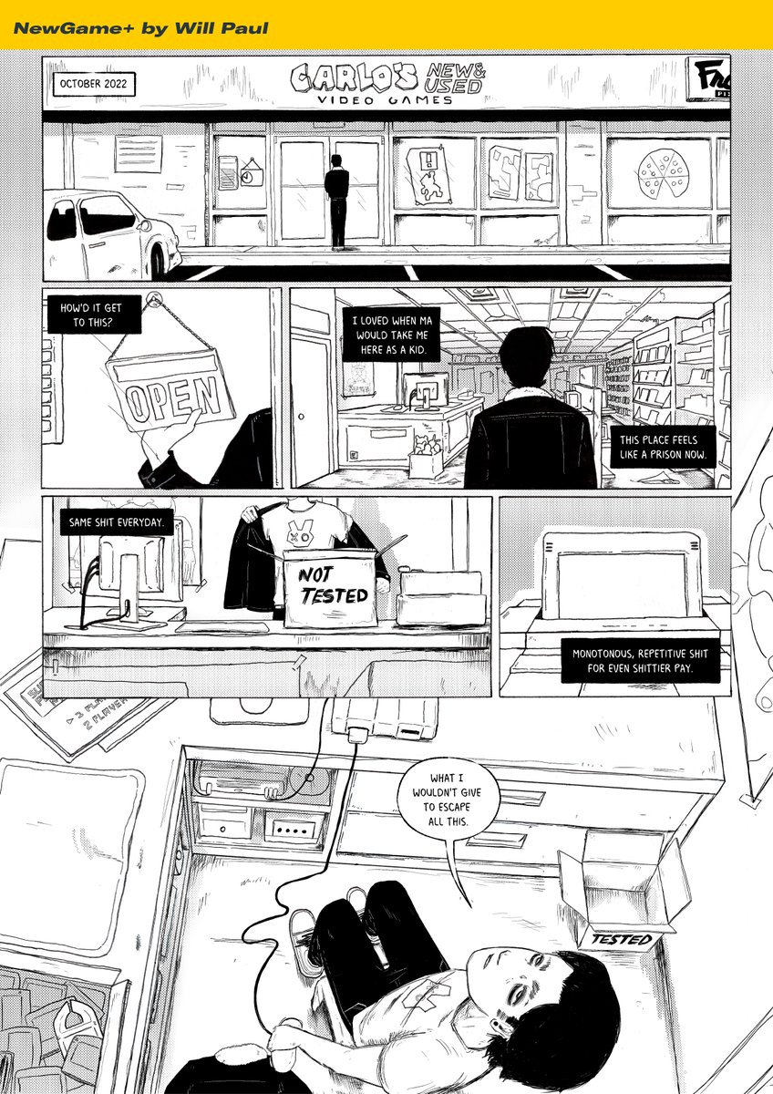 jakereevesart's tweet image. We are so close to hitting our funding goal and have 5 days left!!! @Will_P_Paul wrote an awesome story in New Game + and threw down some absolutely incredible artwork.