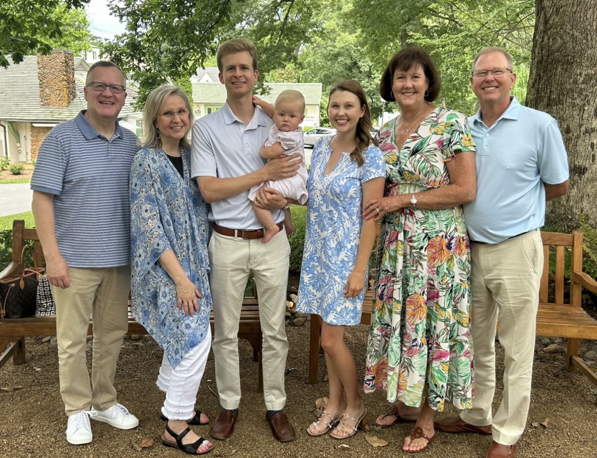 Sophie’s child dedication luncheon.