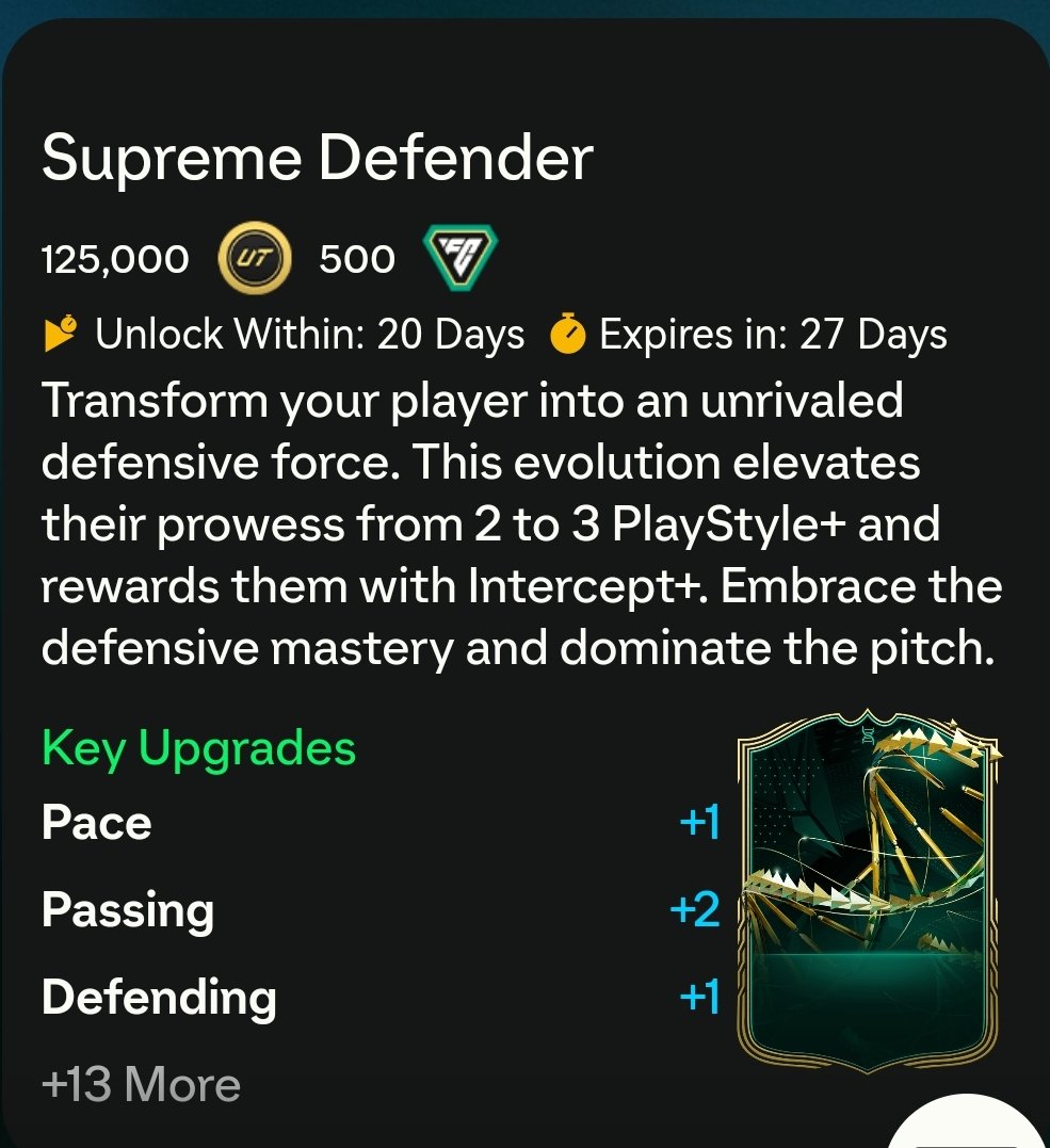 FutPoliceLeaks's tweet photo. What are your thoughts on the new Evolution? 🤔

What are the best options and what players would you like to upgrade? 🧬 https://t.co/xeSAXlbjiG