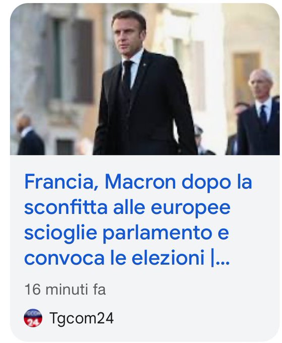 Intanto buone notizie!  #Macron https://t.co/YDRfnTHyGa<a href="/tag/macron"class="tags">#Macron</a>