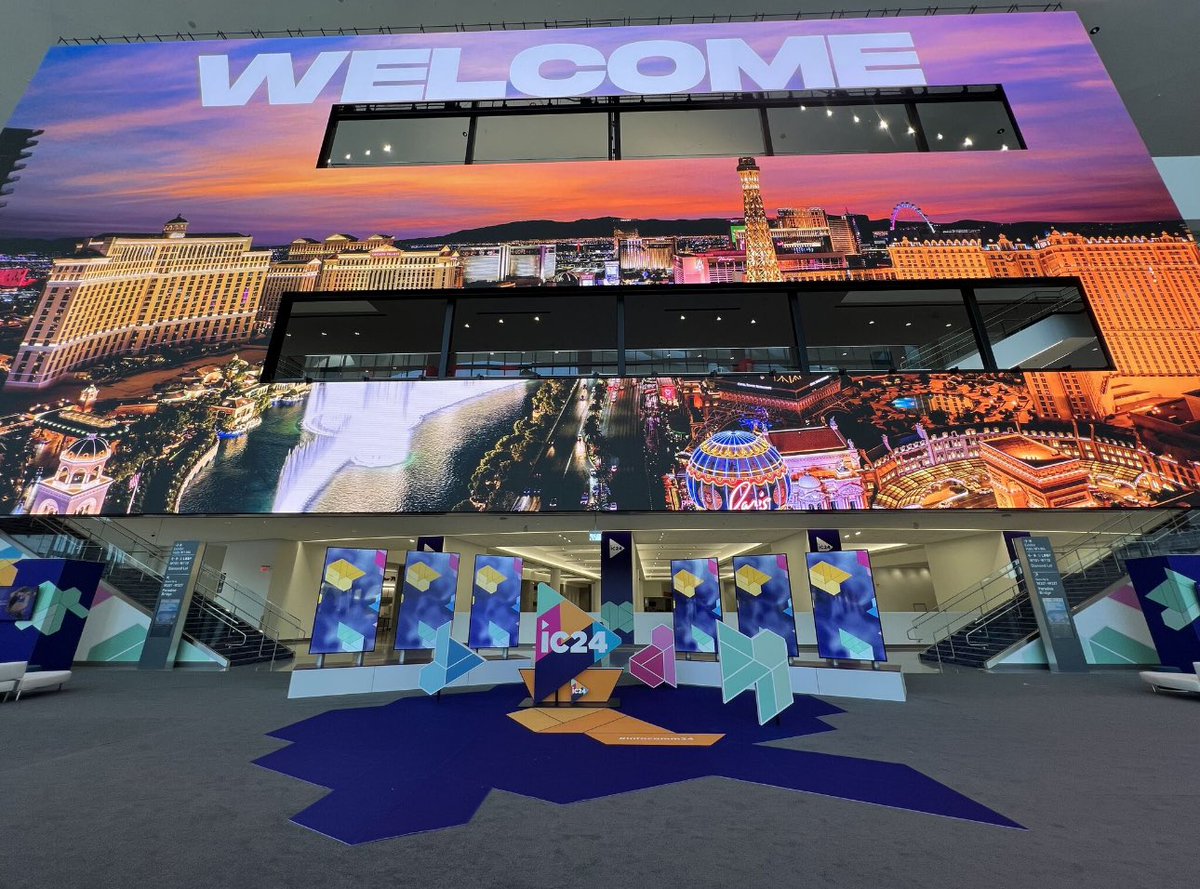 AVIXA's tweet photo. It’s looking pretty good over in Vegas. See you soon 👋 #InfoComm24 https://t.co/y7DAIZ06xs